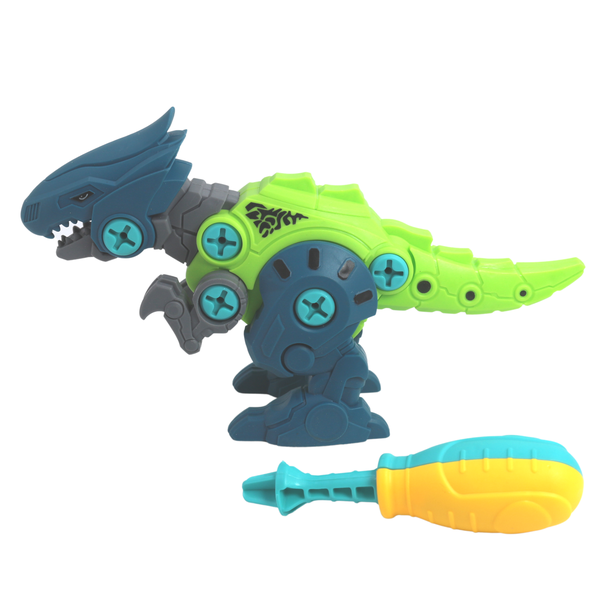 DIY Dinosaur Disassembly and Assembly Educational Toy with Screw Driver