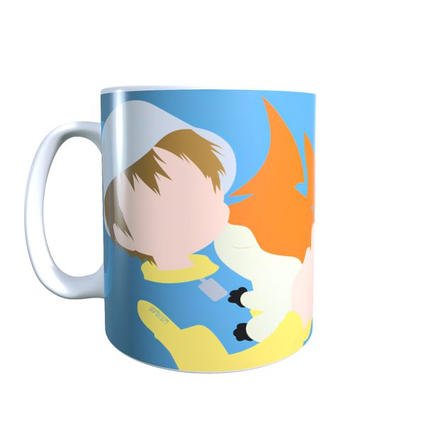 TK &amp; Patamon Older - Digimon Themed Coffee Mug