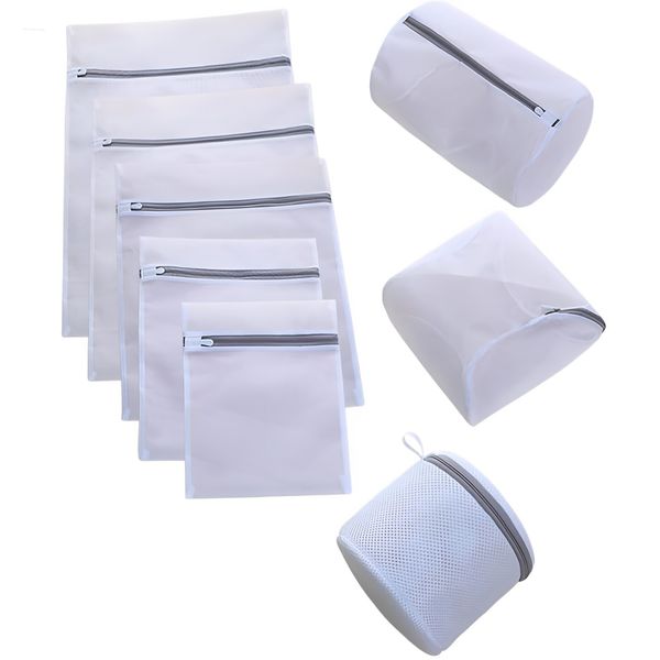 Mesh Laundry Bag Clothing Wash Bag for Clothes Bra Underwear - 8 Piece