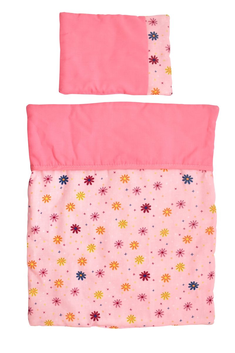 Dollsworld Quilt Blanket and Pillow Set Flower Design Shop Today