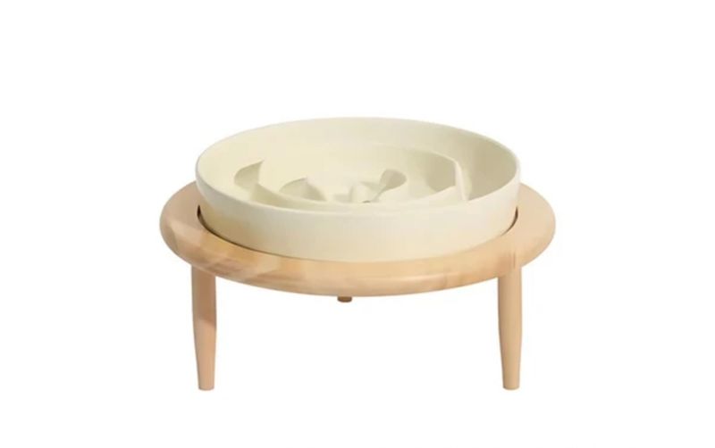 Ceramic Slow feeding bowl