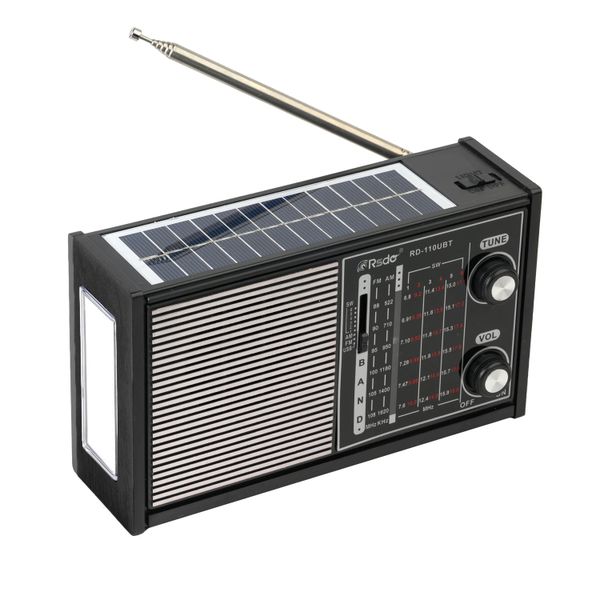 Solar Radio with LED light FM/AM/MP3/BLUETOOTH RD-110UBT