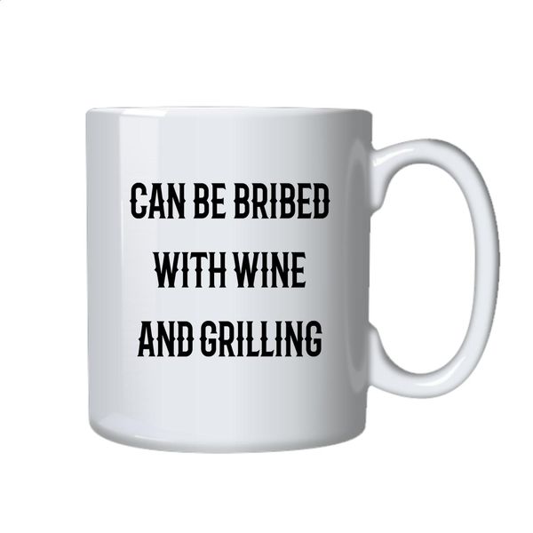 Grilling Coffee Mug - Best Funny Novelty Gift Idea for Wine Drinkers