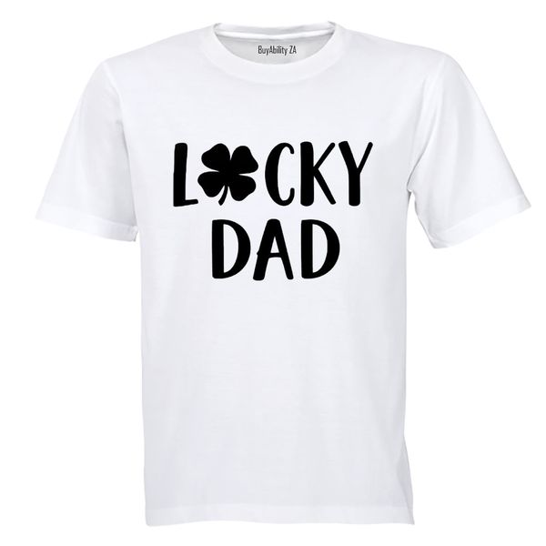 Lucky Dad - St. Patrick's Day - Adults T-Shirt