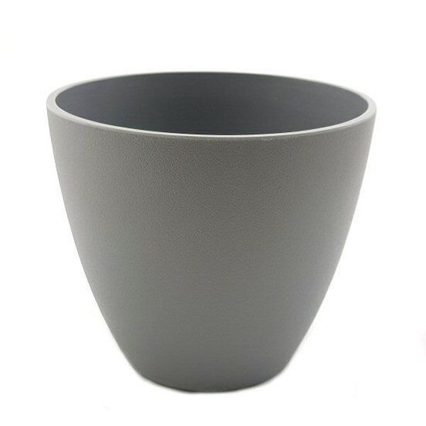 PH Garden - Plastic Plant Pot Cover Grey 15cm