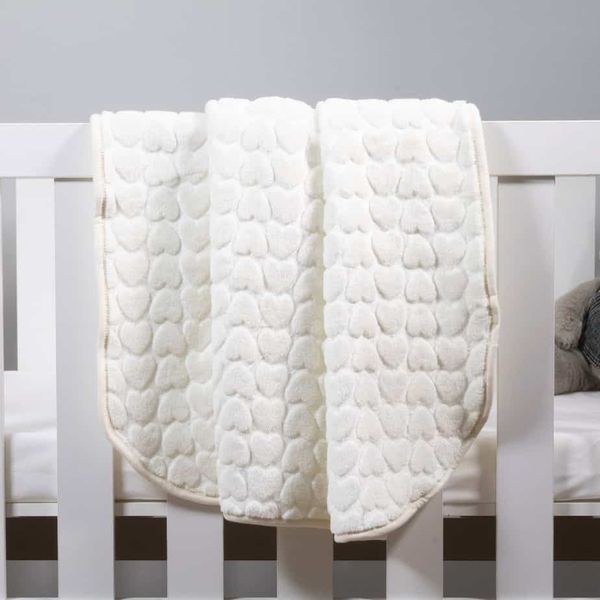 PARI Heavy Ply Baby Mink Blanket - White