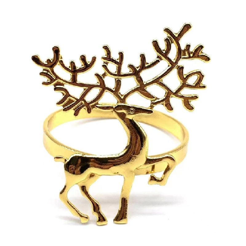 Gold DeerShape Napkin Rings Set of 12 Shop Today. Get it Tomorrow