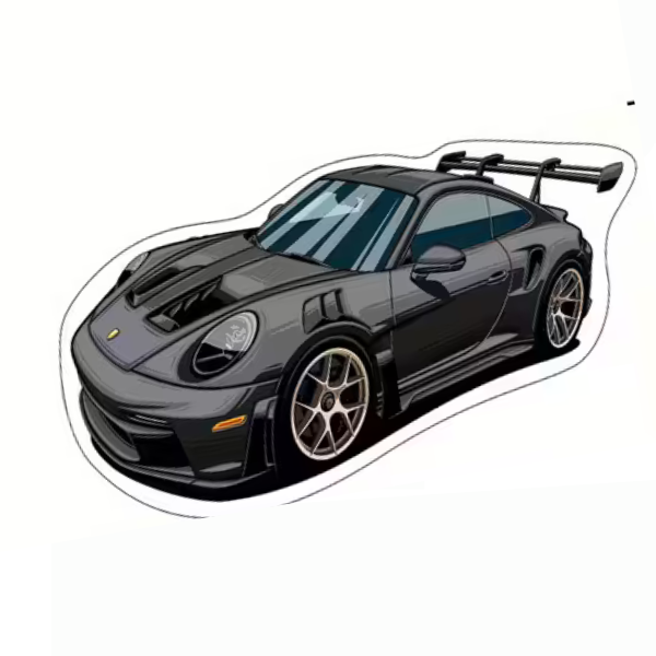 GT3 Car-Shaped Mat - Ultra Soft (50X100CM)