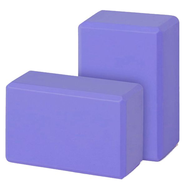 Yoga Blocks 2 Pieces Yoga Block with EVA Foam Blocks High Density 120g x 2