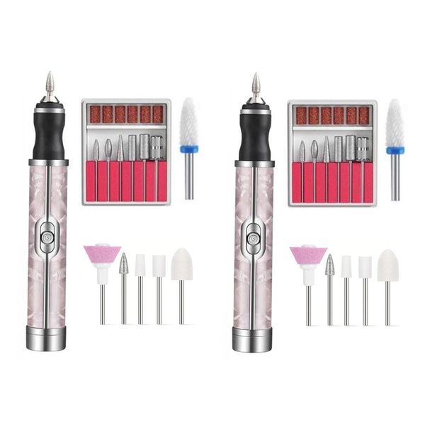 Electric Nail File Set With Nail Trimmer