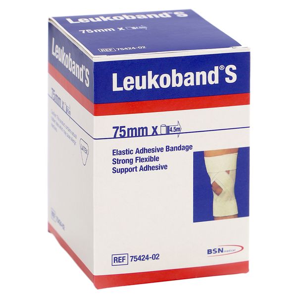 Leukoband S - EAB Elastic Adhesive Bandage Tape S 75MM*4.5M