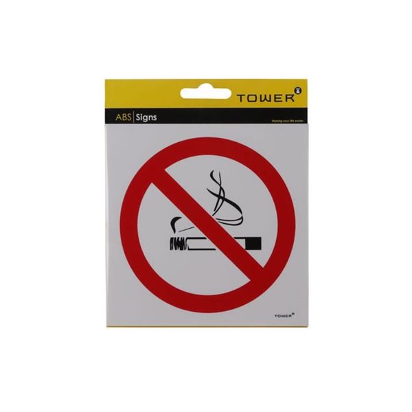 Tower No Smoking Sign 150 x 150mm SIGNNS