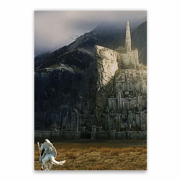 Gandalf In Minas Tirith Poster - A1