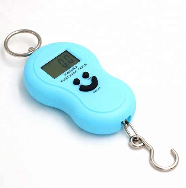 50 KG Digital Smile Luggage Scale Electronic Portable hanging hook Scale