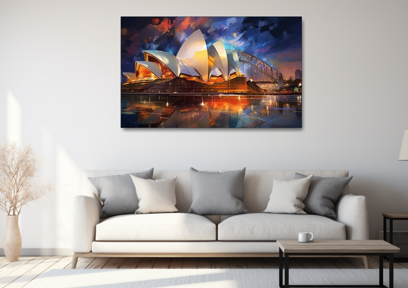 Canvas Wall Art - Architectural Marvels Abstract- HD0016