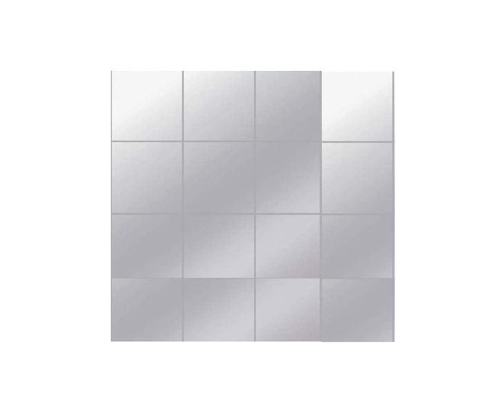 Boss Mirror - 16 Piece Soft Self-Adhesive DIY Wall Flexible Mirror Sheets