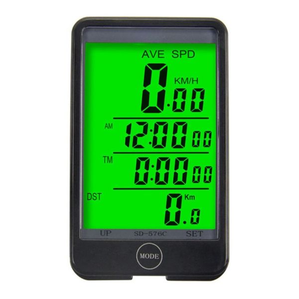 LCD Bicycle Computer Bike Speedometer Cycling Odometer with Backlight