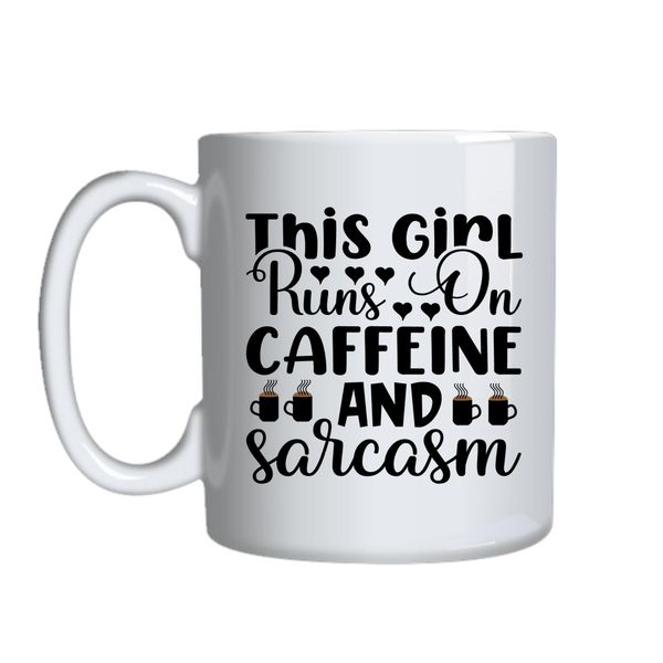 Sarcasm Coffee Mugs for Him Her with Words Graphic Cups Design Present 050