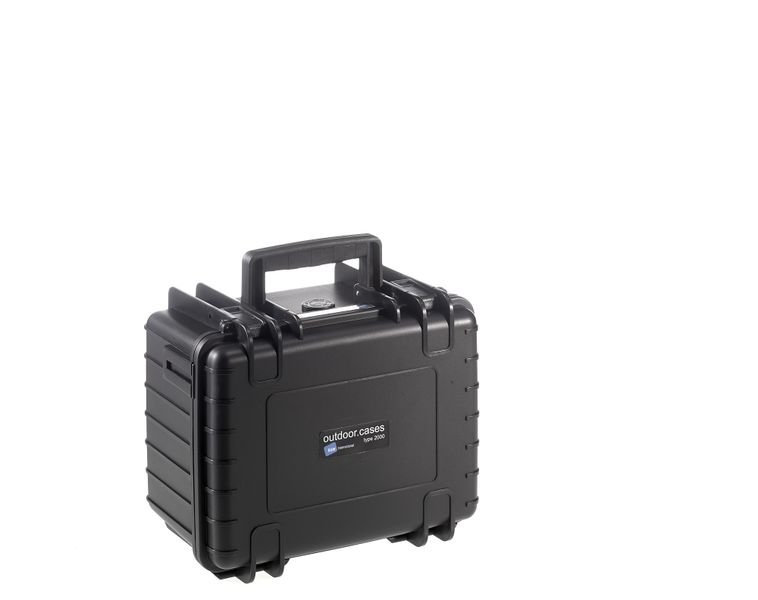 B&amp;W Intl. Outdoor Case 2000 With Foam - Black