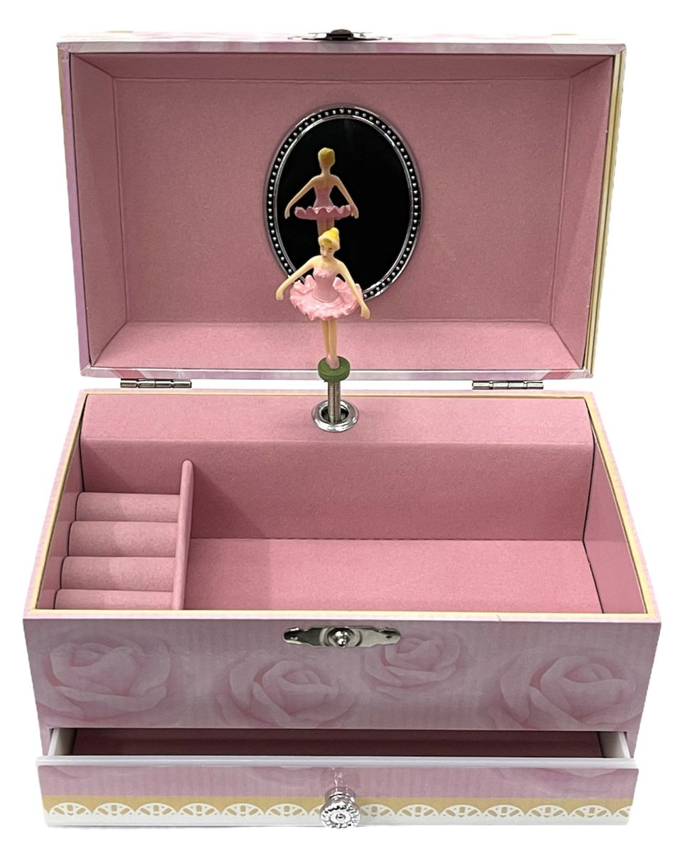 Pink Ballerina Musical Jewel box with Drawer Shop Today. Get it