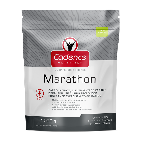 Cadence Nutrition Marathon Natural Citrus - 1000g