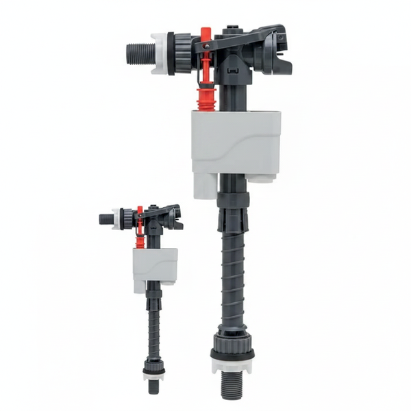 Wirquin Universal 1/2 Inch Toilet Inlet Valve with Water-Saving Feature