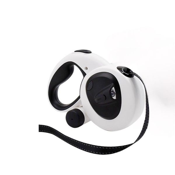 Retractable Reflective Dog Leash Night Safety High Visibility