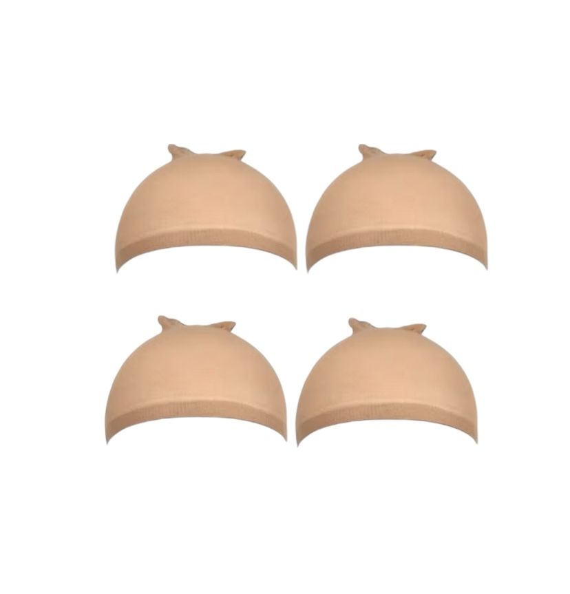 Brown Wig cap (4 pack)