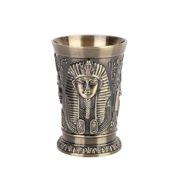 Metal Egyptian Wine Goblet Wine Cup Mini Vintage Wine Cup Shot Glass