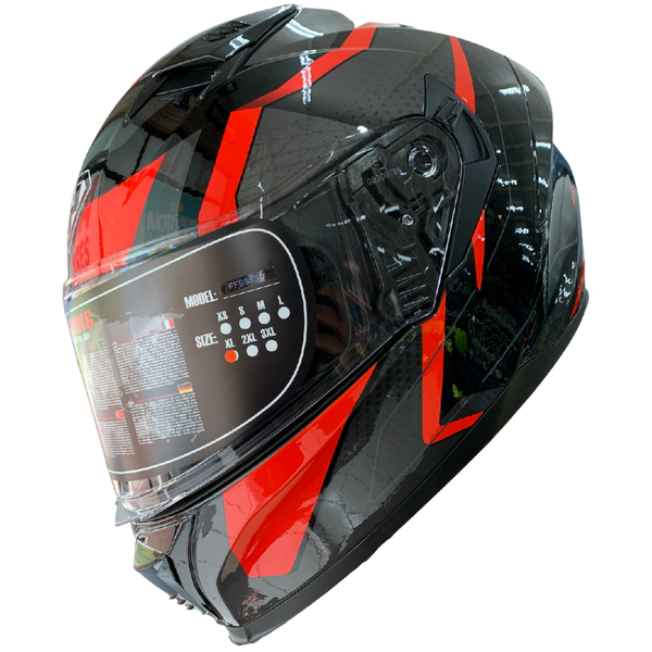 YOHE 985SV Black/Red 13#A Helmet
