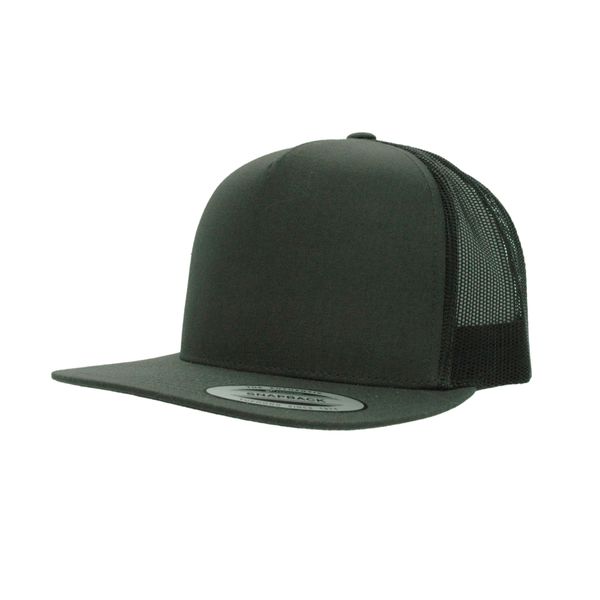 Classic Trucker Flat Peak Adjustable Cap