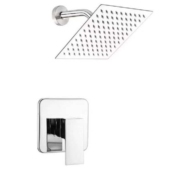8" Square Shower Head, Around Shower Arm & Square Mixer Set Shop