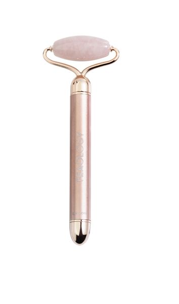 Teaology Rose Quartz Vibrating Face Roller