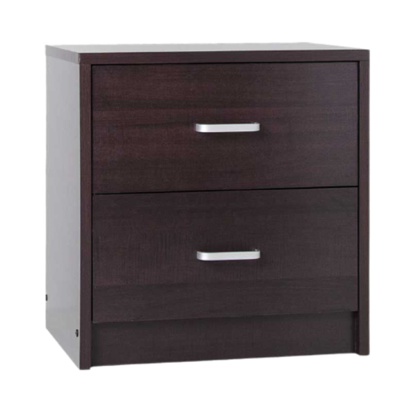 Pedestal - 2 Drawer - Gamma - Black