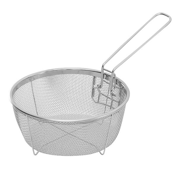 1Pcs Stainless Steel Fry Baskets Hot Oil Frying Fried Basket