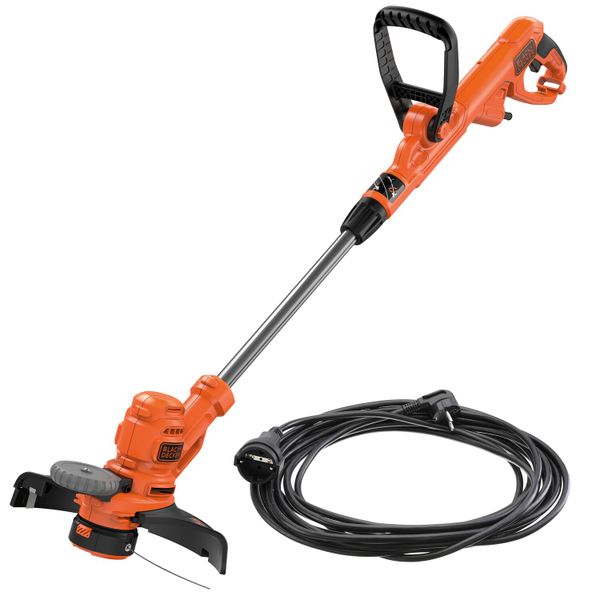 BLACK+DECKER 550W Grass String Trimmer (Strimmer) 25cm cutting swath