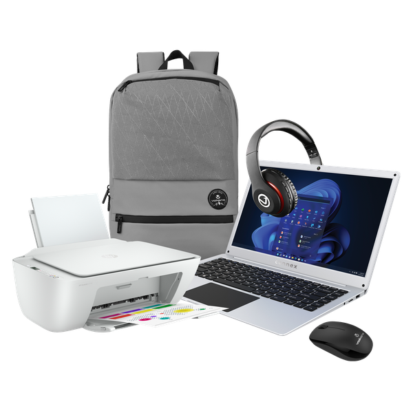 Connex 14" Celeron 4/128SSD Printer Bundle