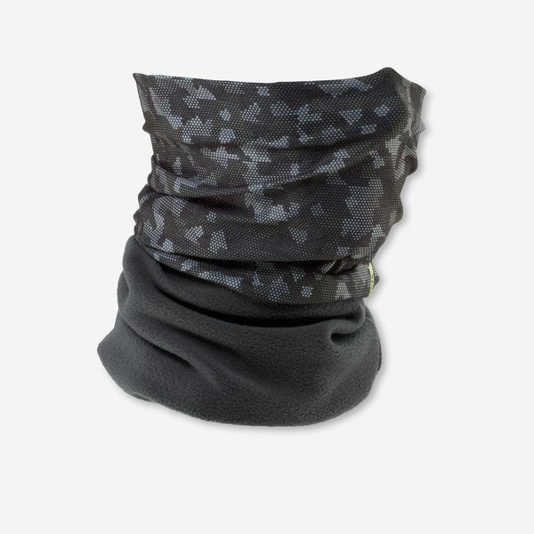 Wedze Kids Snood Hug - Yellow &amp; Grey