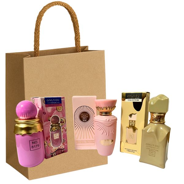 Onlyou No. 8179, 8168 &amp; No. 8163 | Perfume Set for Women &amp; Gift Bag COMBO