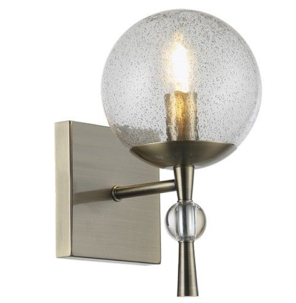 Speckled Glass Mallie wall light
