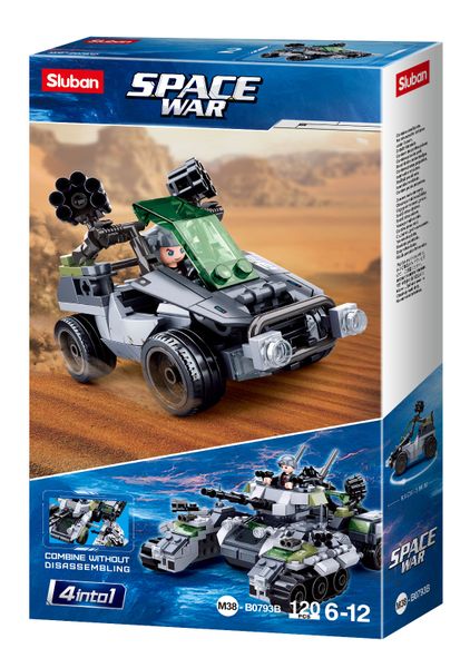 Sluban Space War 4 in 1 - 120 Piece