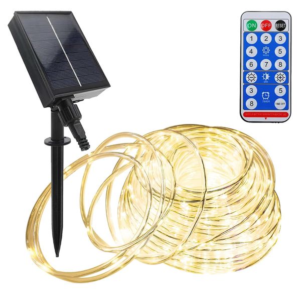 20M LED Rope Light Warm White Color with Remote - EMS