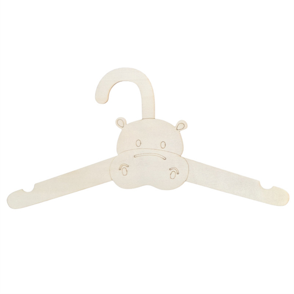 20PCS Cute Wooden Clothes Hanger Wood Display Holder A
