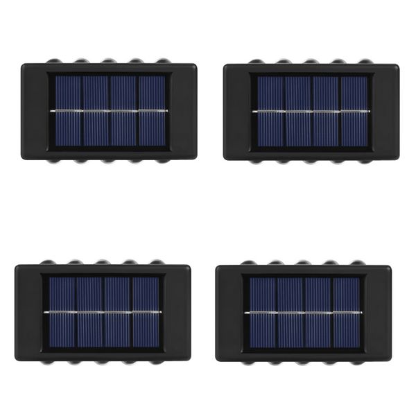 4 Piece Of Portable Solar Powered Up and Down Outdoor 10LED Light FA-10