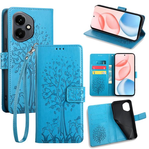 Leather Magnetic Flip Cover Phone Case Compatible With Samsung Galaxy A06