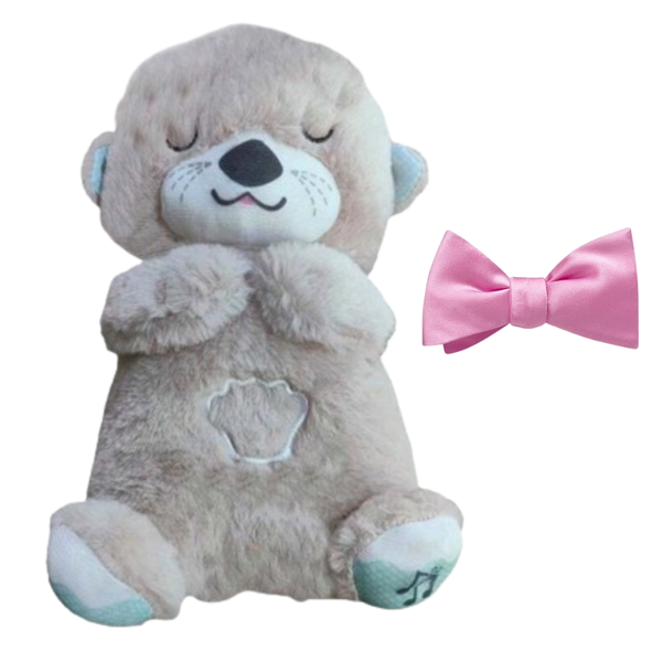 Breathing Teddy Bear Toy Soothe 'n Snuggle Otter Portable