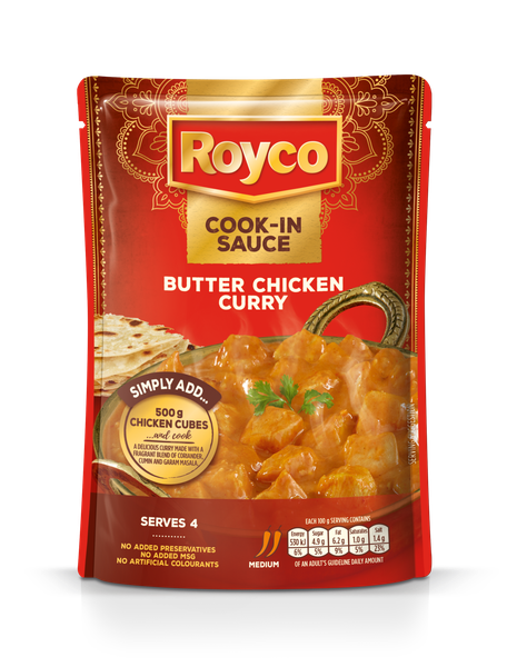Royco Dry Cook in Sauce Butter Chicken 20x50g