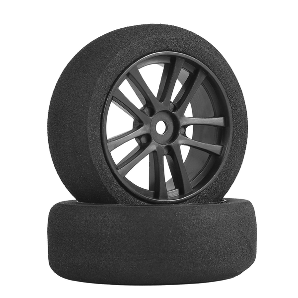 4Pcs 66Mm Foam Tire Sponge Tyre Wheel Rim Set For Wltoys