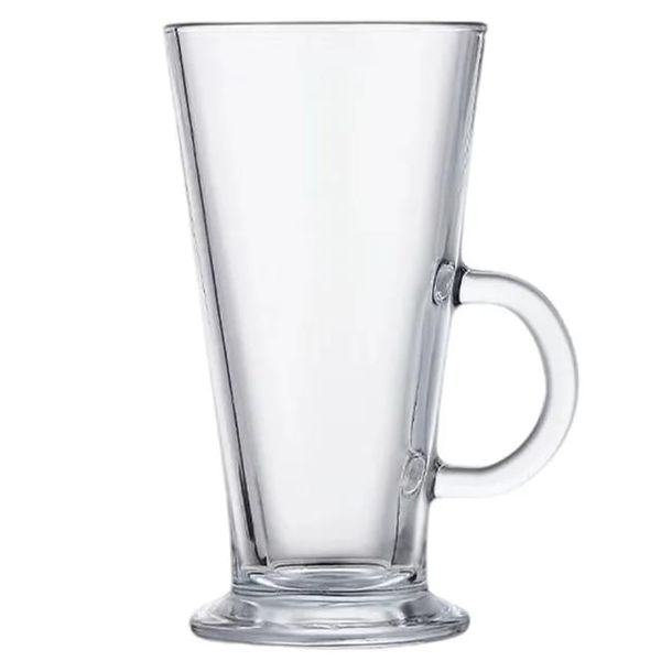 Irish Coffee Glass with Handle And Footed Base Cup