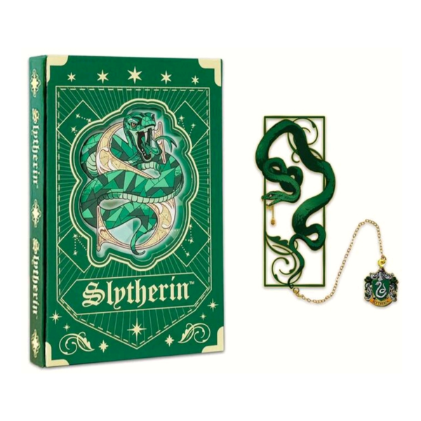 Harry Potter Slytherin Collection: Deluxe Notebook &amp; Snake Bookmark Set